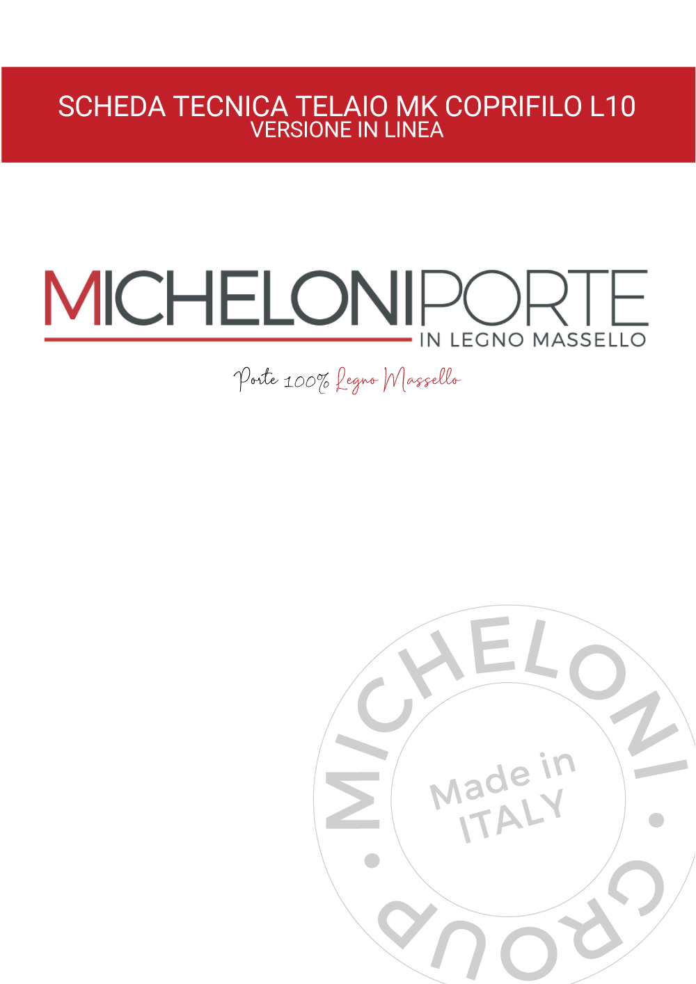 porte interne massello